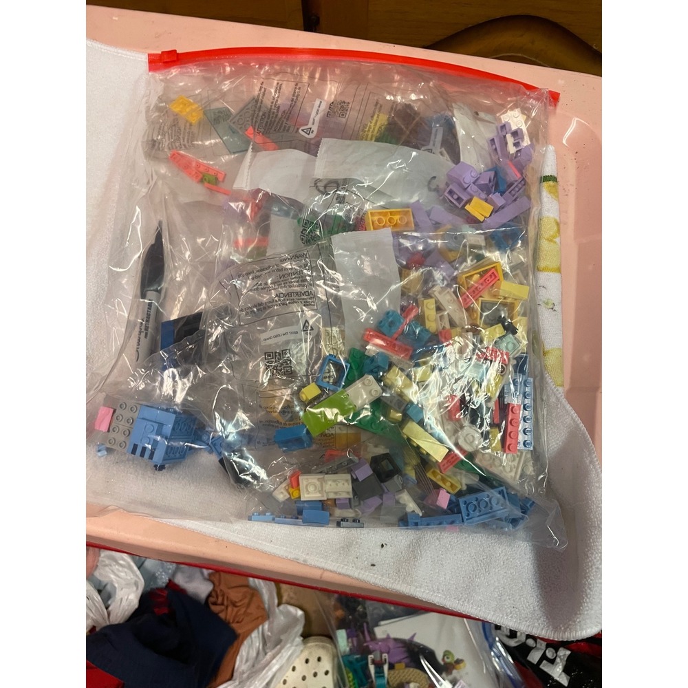 LEGO Bulk Lot Assorted Pieces Bricks Plates Mixed Colors Clean Condition - Picture 2 of 3